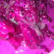 Dragon fruit with simple syrup