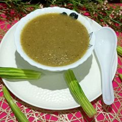 A picture of Healthy Drumstick Lauki Soup.