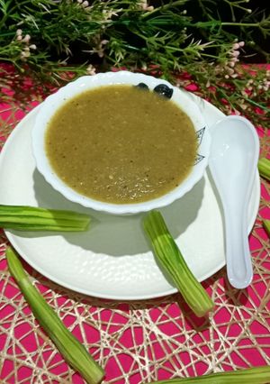 A picture of Healthy Drumstick Lauki Soup.