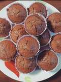 Muffin al cacao e gocce di cioccolato