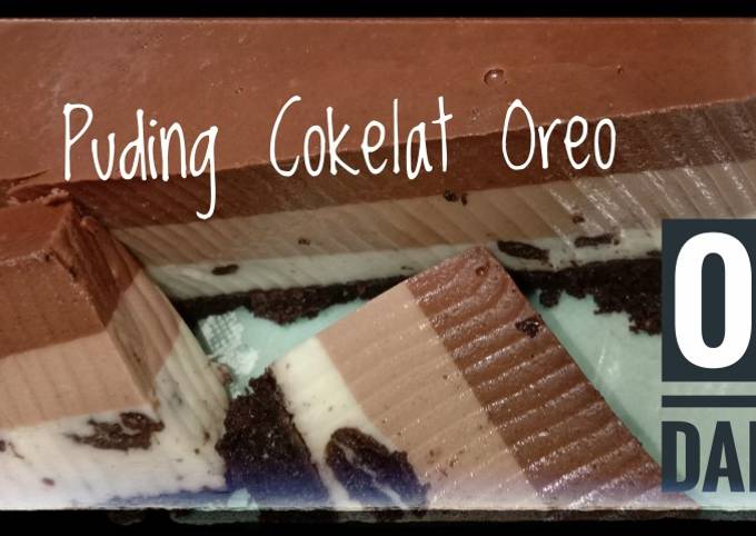 Puding Cokelat Oreo ala O-N Dapur