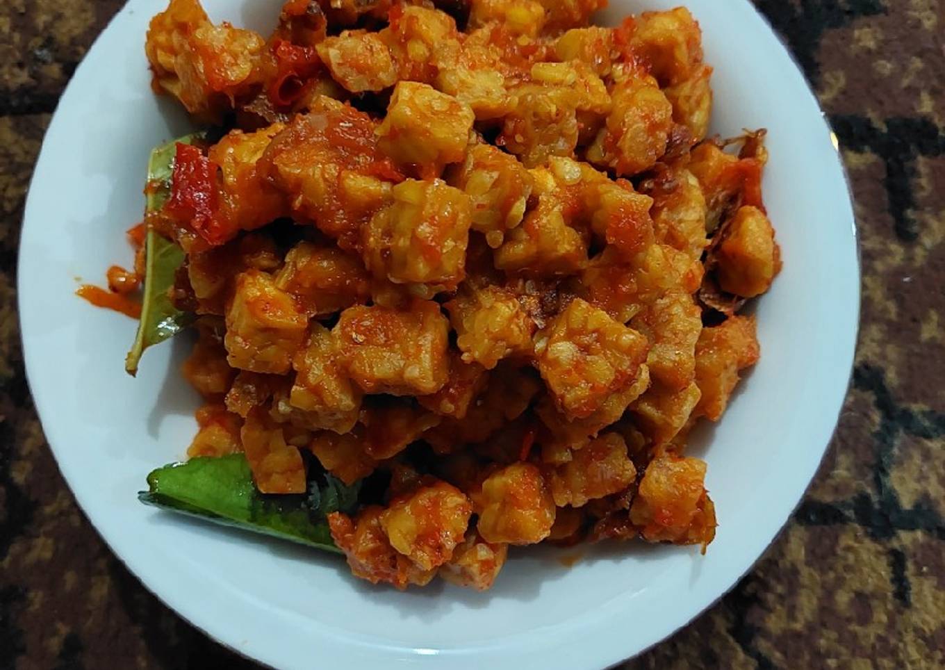 Oseng tempe balado