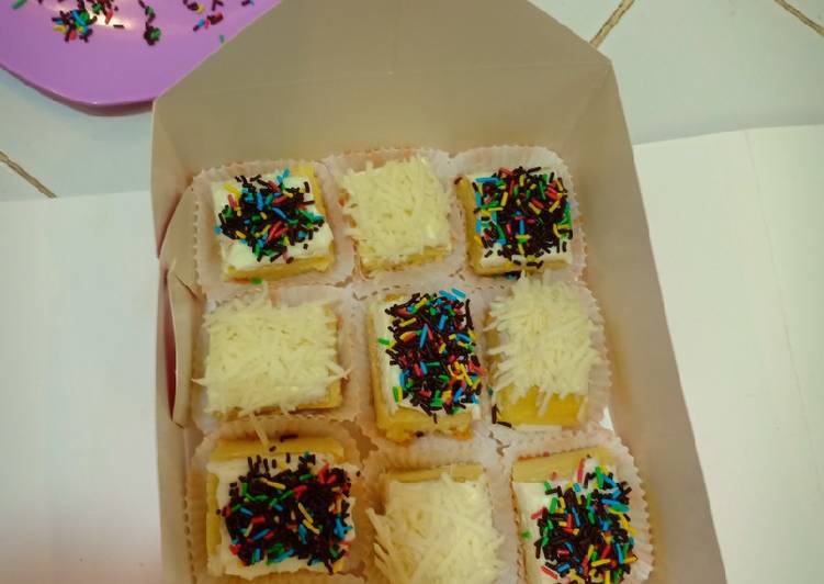 Resep Cake potong Anti Gagal