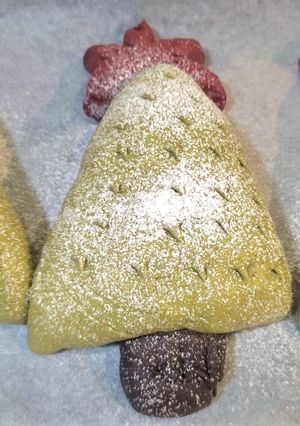 聖誕樹麵包 的食譜成品照片