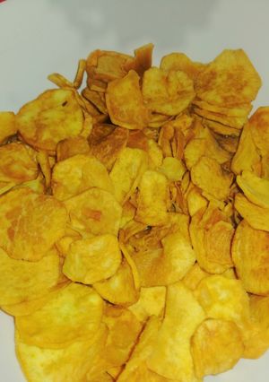 Cripsy potatoe chips ainihin hoton girkin
