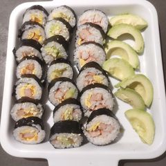 A picture of My Version of Sushi.