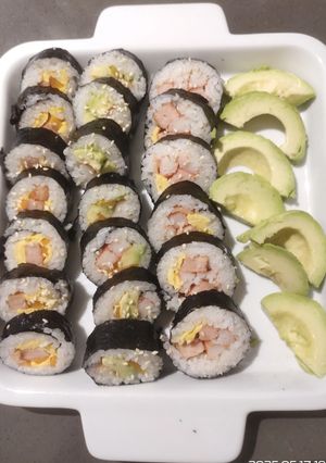 A picture of My Version of Sushi.