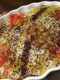 صورة لوصفة فول بلبن وطحينة