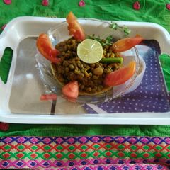 A picture of Healthy sprout moong subzi.