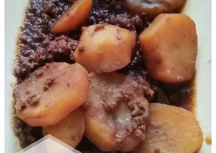 Resep Semur Kentang Daging Cincang | Resep Bumbu Semur Kentang Daging Cincang Yang Bikin Ngiler