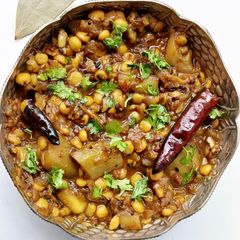 A picture of Achari Lauki Chana Dal.