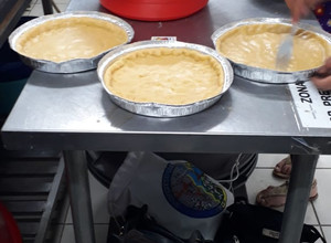 Una foto de Masa de tarta dulce con aceite