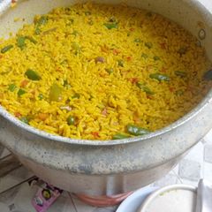 A picture of Nigeria fried rice.