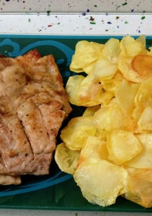Foto principal de Presa ibérica a la plancha y patatas fritas