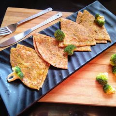 A picture of Brocolli paratha.