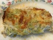 Una foto de chayotes al horno