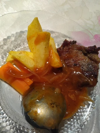 Cara Gampang Menyiapkan Resep Steak sapi saos barberque yang Menggugah Selera Anti Ribet, Lezat Sekali