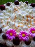 Tort semifreddo exotic cu cremă de lămâie și cocos