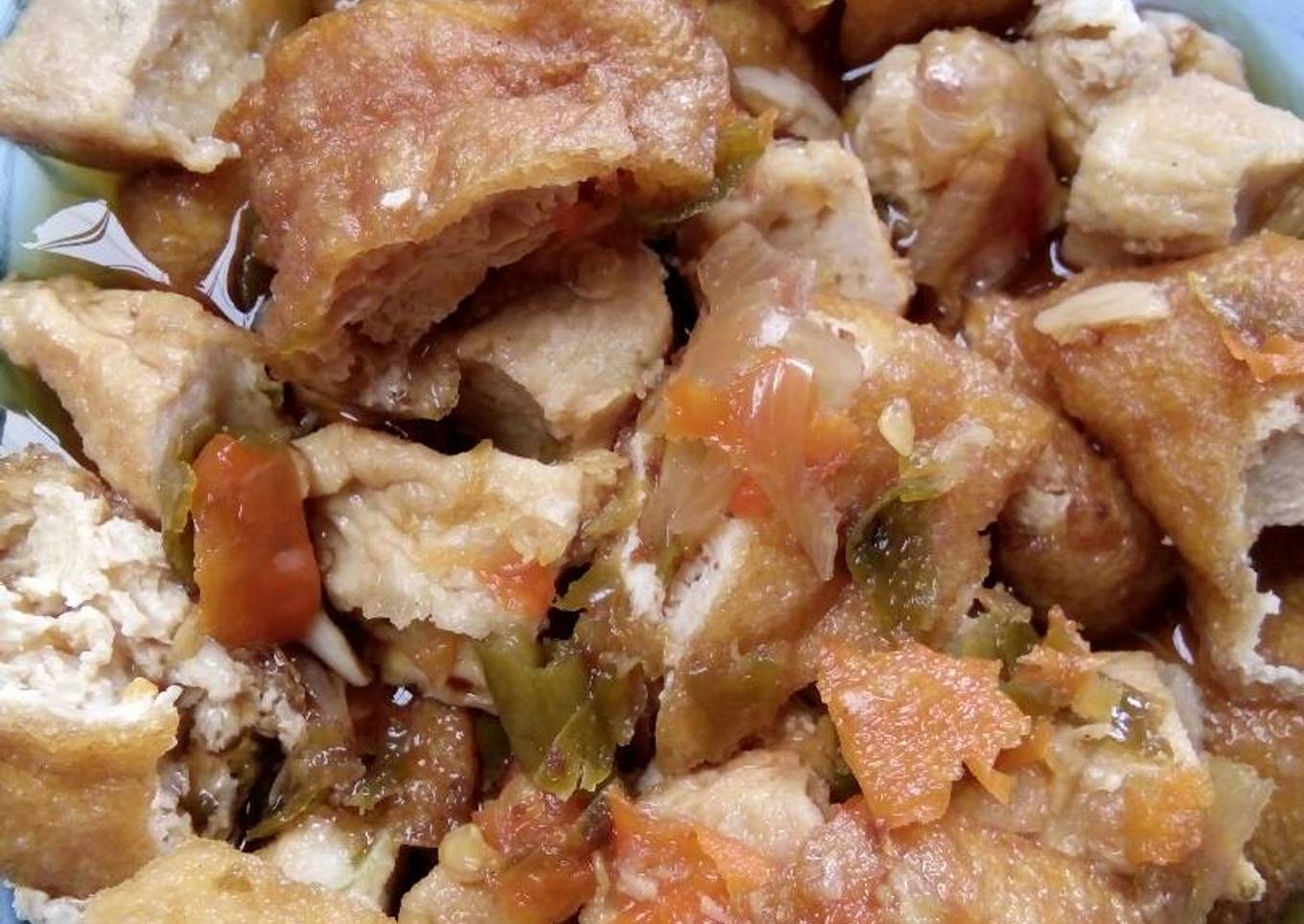 Tahu Gejrot mix Otak2 Ikan
