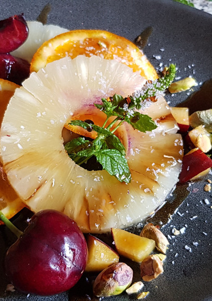 Una foto de Ensalada de fruta