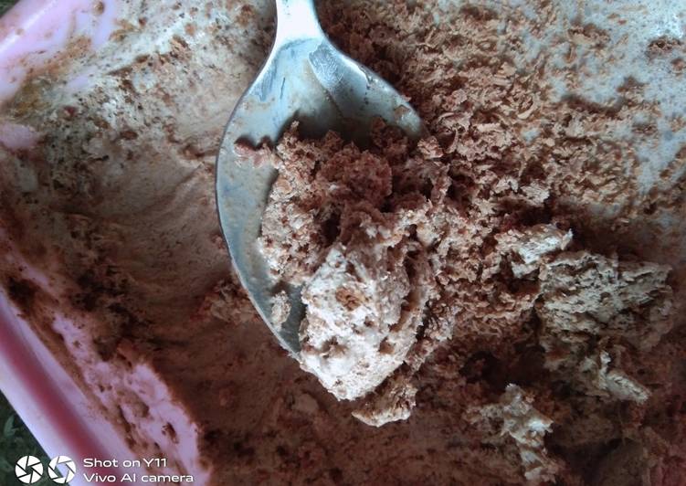 How to Prepare Homemade Chocolate ice cream