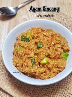 Foto resep Ayam Cincang Isian Pao/Roti
