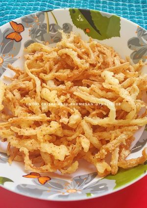 Foto resep Enoki crispy keju parmesan