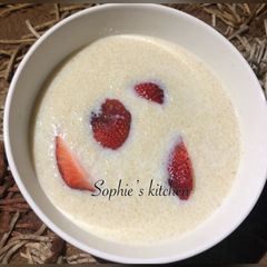 Cous-cous pudding A picture of Cous-cous pudding.