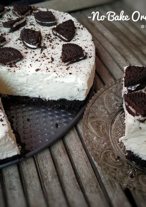 Foto resep No bake Oreo Cheesecake