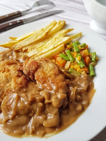 Cara Gampang Menyiapkan Resep Chicken steak with mushroom sauce yang Sempurna Anti Ribet, Bisa Manjain Lidah