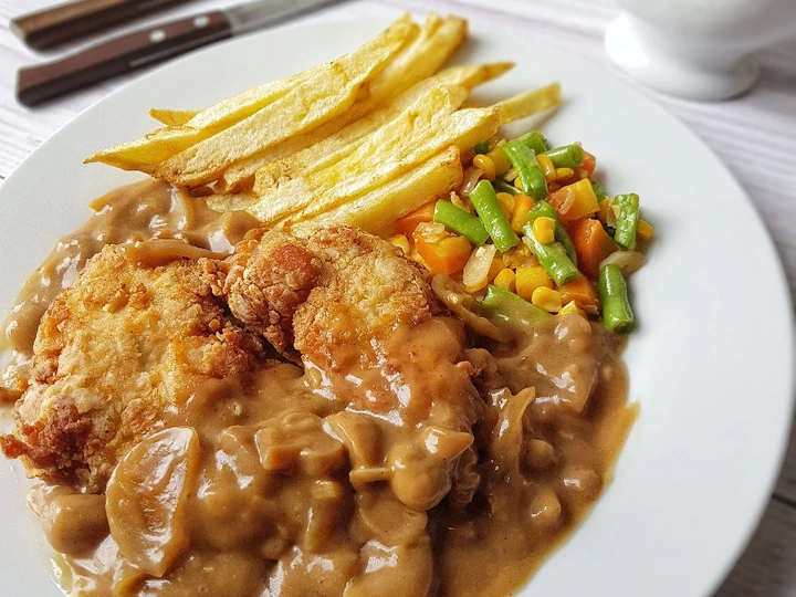 Langkah Mudah untuk Membikin Resep Chicken steak with mushroom sauce yang Lezat Sekali Anti Ribet, Sempurna