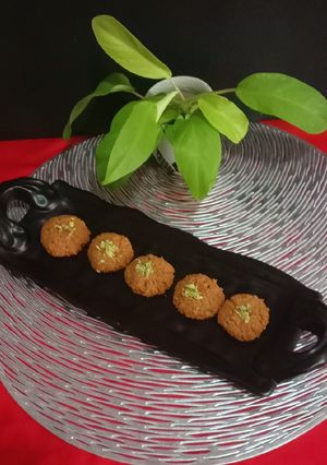 A picture of Famous Kathiyawadi Thabdi Peda Sweet.