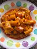 Mezze Maniche con Crema all’Uovo, Parmigiano e Nduja