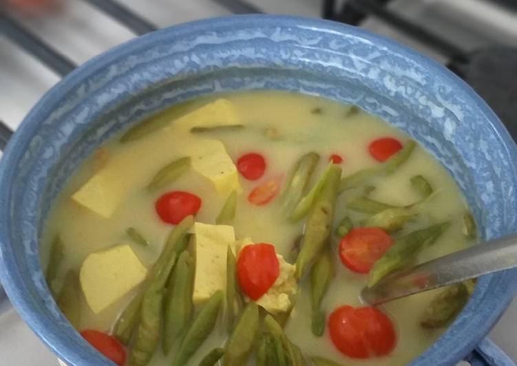Cara Gampang Membuat Lodeh buncis tahu berempah, Lezat