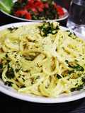 سباجيتي بالصوص الابيض Spaghetti white sauce 🇮🇹