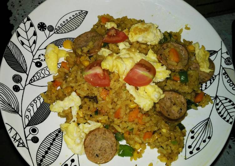 Cara Gampang Membuat Nasi Goreng Bumbu Kari, Lezat