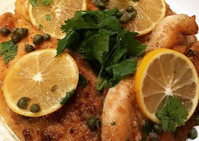 Piccata de pollo Receta de Chef Diosa- Cookpad