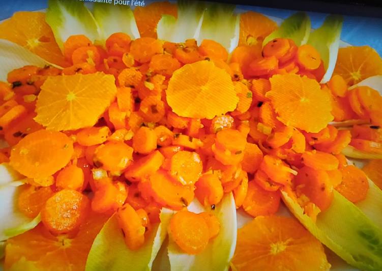سلاطة الجزر والليمون المغربية salade carrot