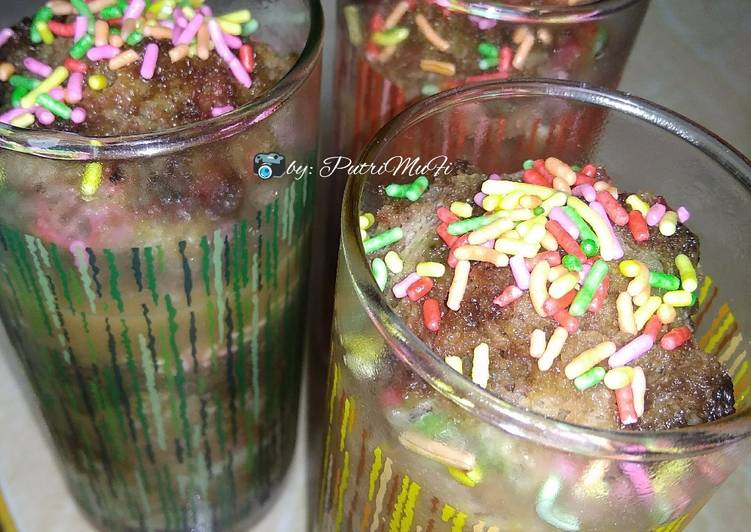 Resep Cupcake tanpa cup siram cream meises syrup Anti Gagal