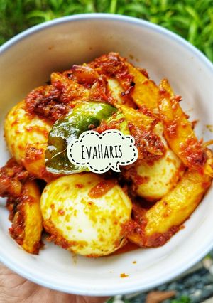 Foto resep Balado Telur Kentang