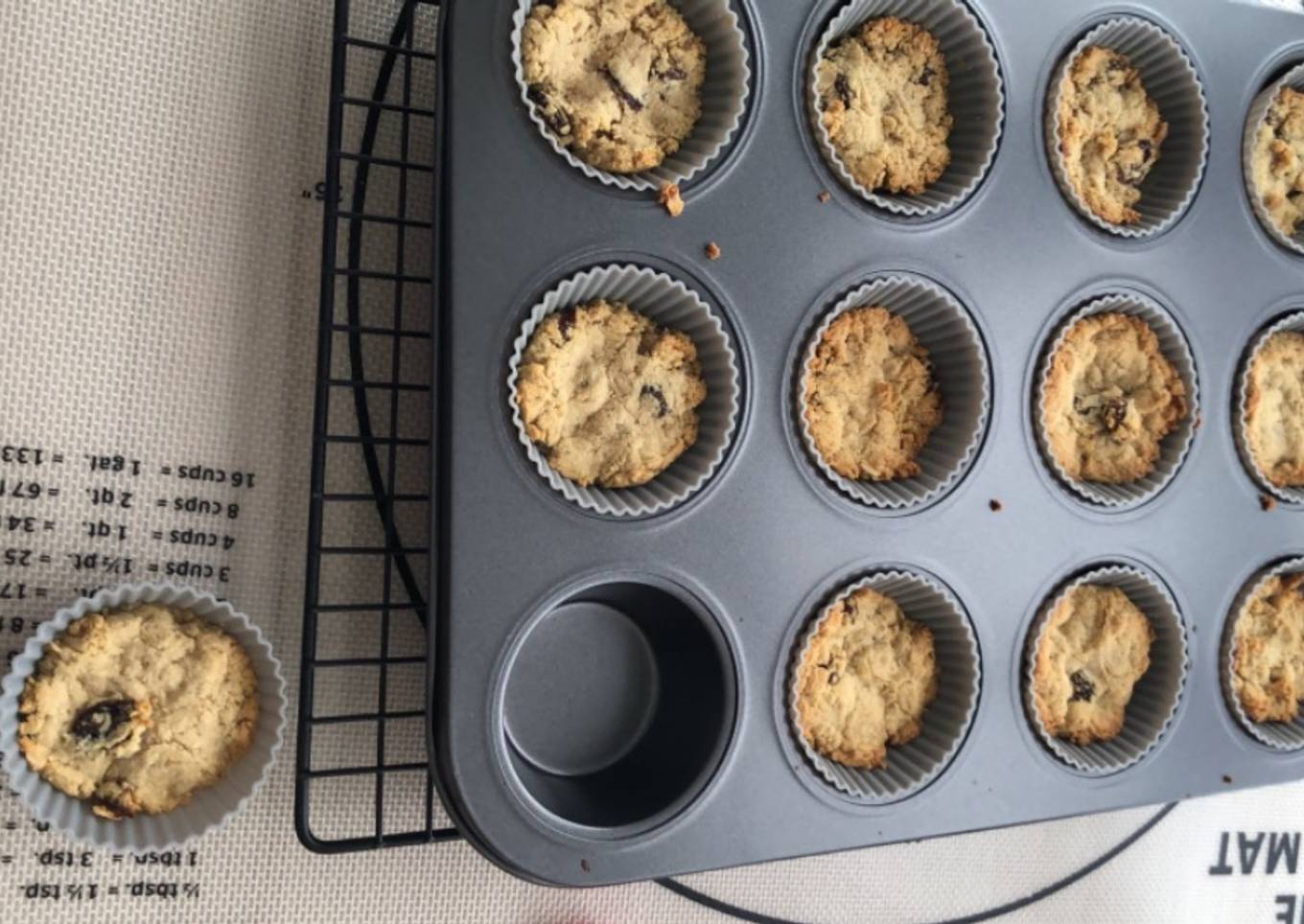 Galletas de Almendras-Avena-Coco