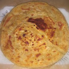 A picture of Pakistani plain paratha (Ramadan sehri).