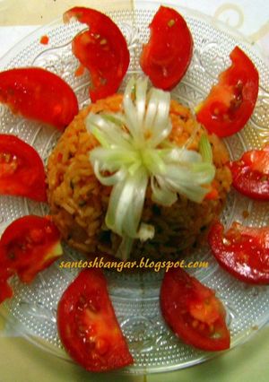 A picture of Tomato rice.