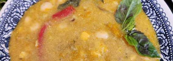 Porotos Granados con mazamorra
