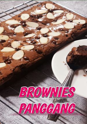 Foto resep Brownies panggang|Tips membuat Shiny Crust Brownies