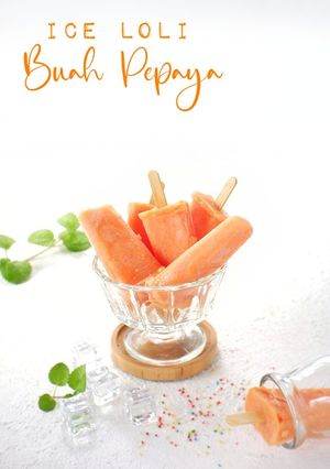 Foto resep Es Loli Buah Pepaya