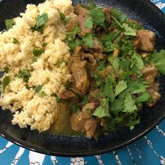 A picture of Slow cooked lamb tagine.