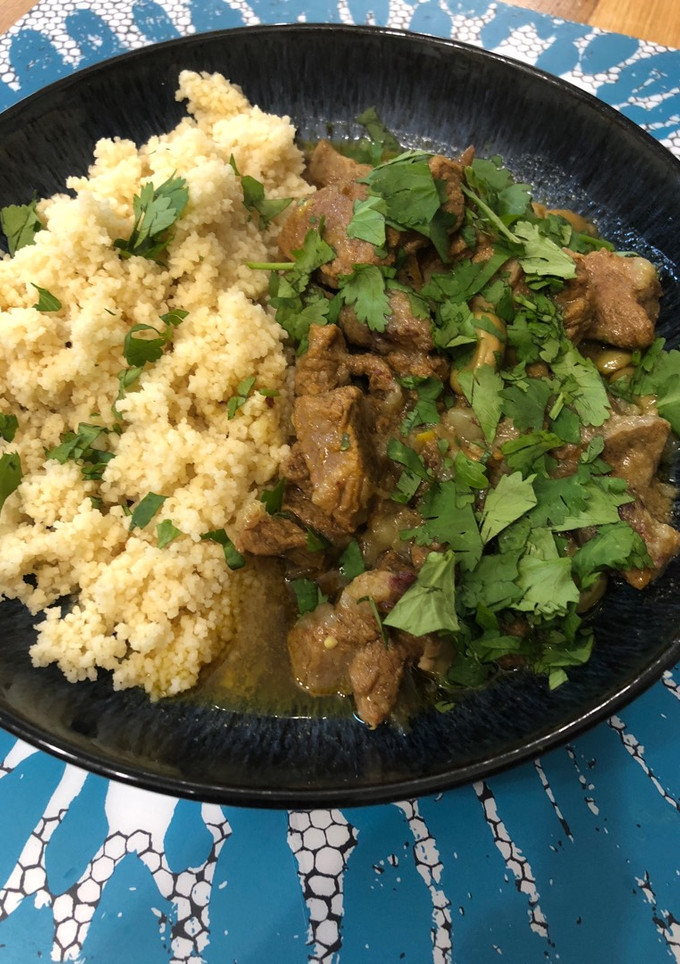 A picture of Slow cooked lamb tagine.