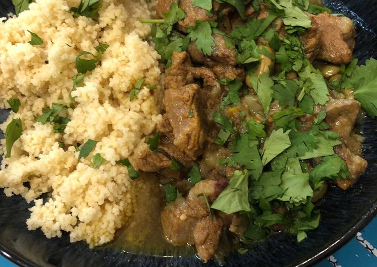 Slow cooked lamb tagine
