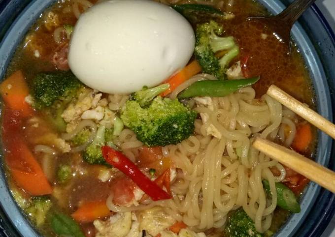 Resep Mie Kuah Mix Sayuran Oleh Mama Iky Cookpad